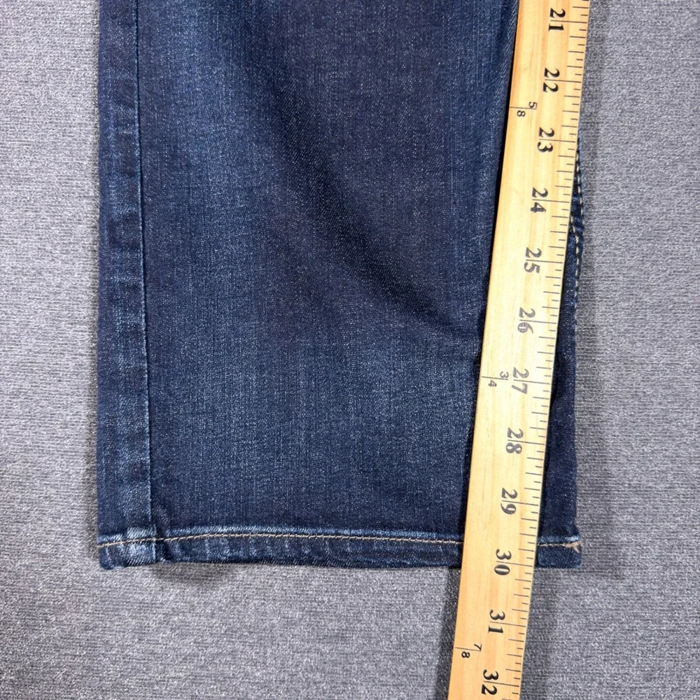 Silver Jeans Allan Men 34x30 Blue Slim Leg Classic Dark Wash Stretch Denim